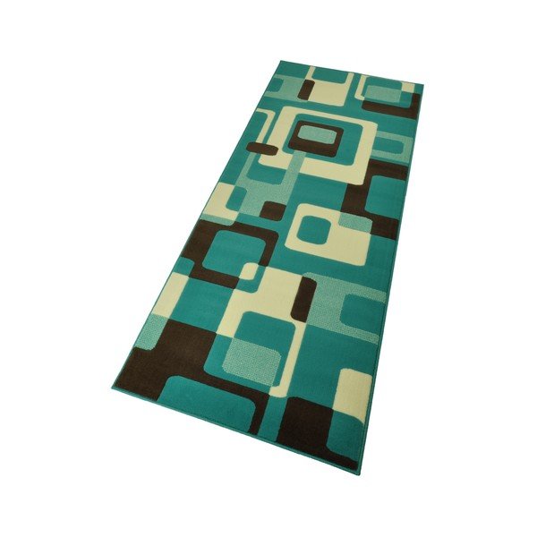 Modrý koberec Hanse Home Hamla Retro, 80 × 150 cm-image-3