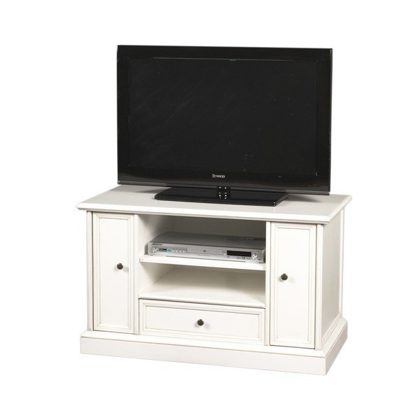 Biela TV komoda Rowico Torino, dĺžka 90 cm-image-1