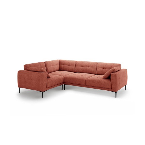 Rohová pohovka v tehlovej farbe (ľavý roh/do L) Bemy – Micadoni 