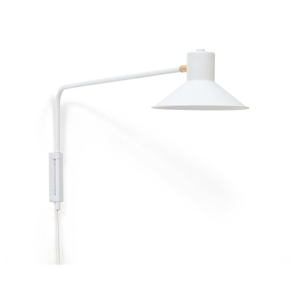 Biele nástenné svietidlo ø 20 cm Aria – Kave Home