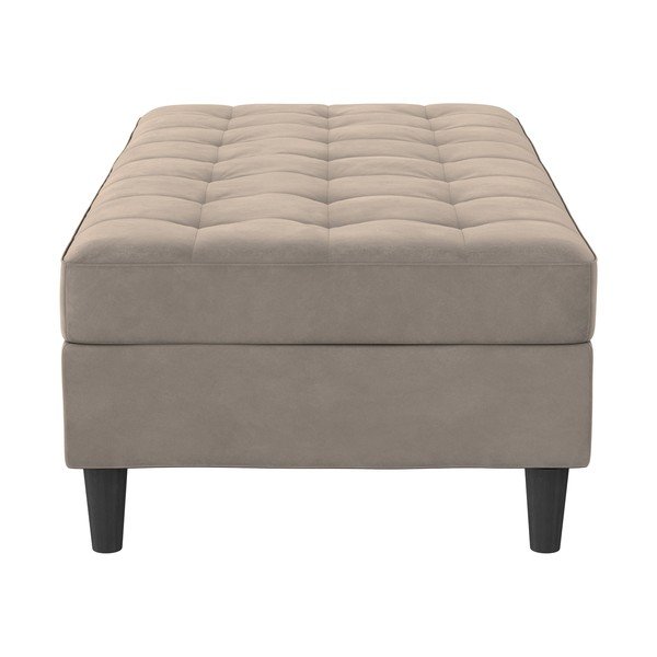 Sivá zamatová podnožka Presley – Støraa-image-3