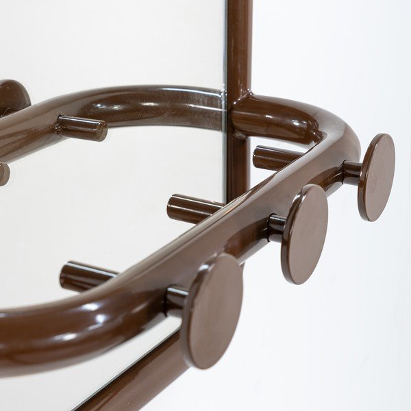 Tmavohnedý kovový vešiakový panel 35x60x11 cm Retro – Spinder Design-image-3