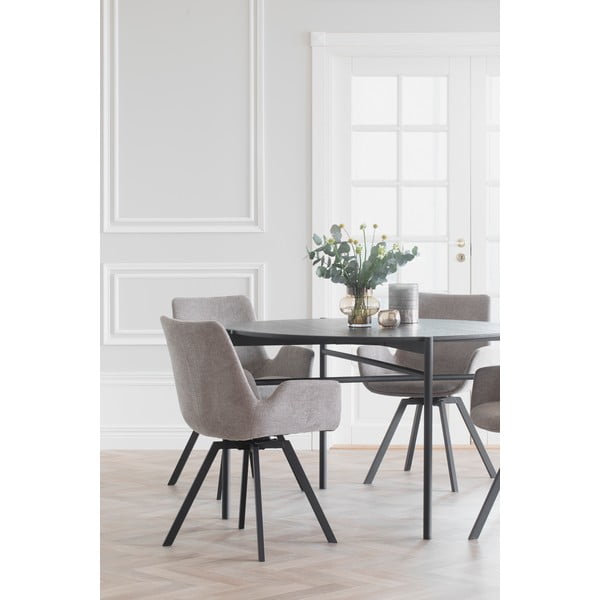 Béžové čalúnené jedálenské kreslá v súprave 2 ks Norwell – Rowico-image-2