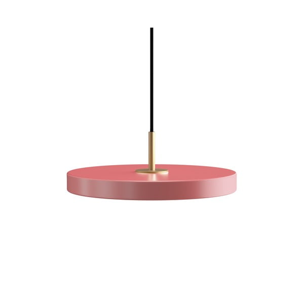 Ružové LED závesné svietidlo s kovovým tienidlom ø 31 cm Asteria Mini – UMAGE