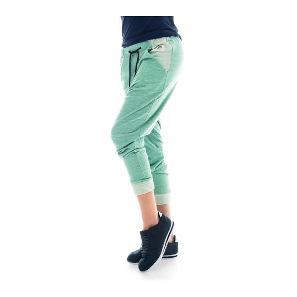 Zelené bavlnené tepláky Lull Loungewear Yonkers, veľ. XS
