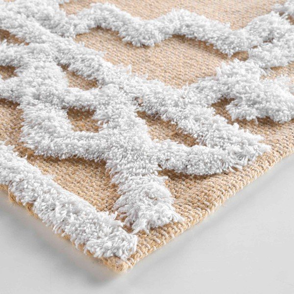 Béžový koberec s prímesou juty 60x90 cm Medine – douceur d'intérieur-image-3