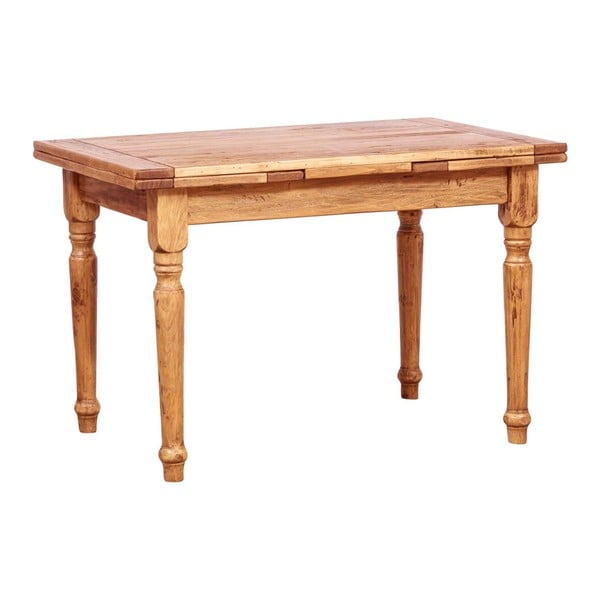 Drevený rozkladací jedálenský stôl Biscottini Teigge, 120 x 80 cm
