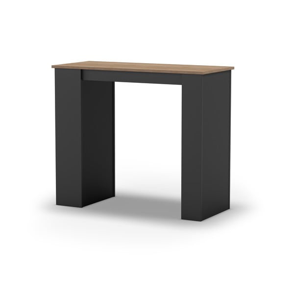 Barový stôl s doskou v dubovom dekore 47x120 cm Peru - Marckeric-image-2