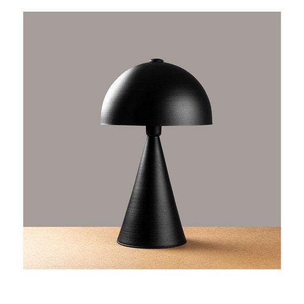Čierna stolová lampa s kovovým tienidlom (výška 52 cm) Dodo – Opviq lights-image-2