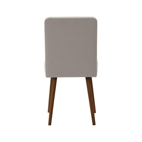 Sivo-hnedá stolička s tmavohnedými nohami Ted Lapidus Maison Fragrance-image-1