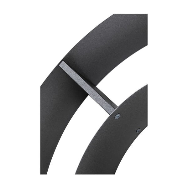 Čierna nástenná knižnica Kare Design Snail-image-3