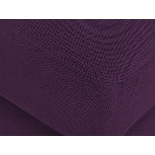 Tmavofialový taburet Mazzini Sofas Elena-image-4