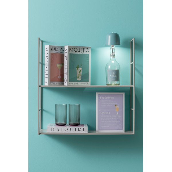 Bielo-zelený dekoratívny papierový úložný box 18x4x25 cm Mojito – PT LIVING-image-3