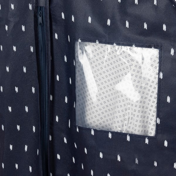 Tmavomodrý závesný obal na oblečenie Compactor Kasuri Range, dĺžka 137 cm-image-3