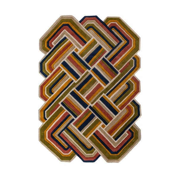 Ručne tkaný vlnený koberec 140x200 cm Lattice Shaped  – Flair Rugs