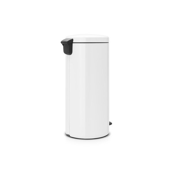 Biely pedálový oceľový odpadkový kôš 30 l NewIcon – Brabantia-image-3