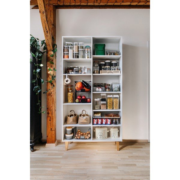 Čierny úložný košík iDesign Vienna, 23,8 × 18,4 cm-image-2