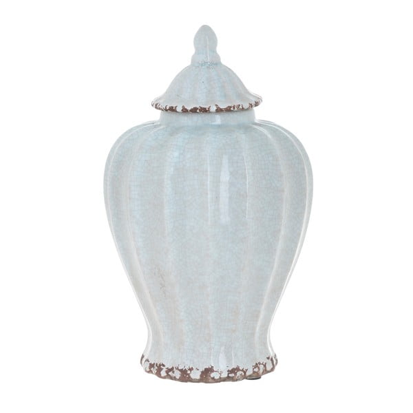 Biela keramická váza InArt Antique, výška 24 cm