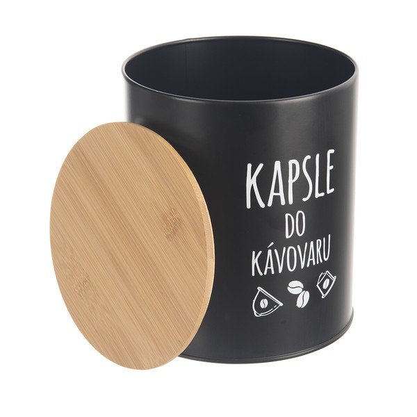 Čierna dóza na kávové kapsule – Orion-image-2