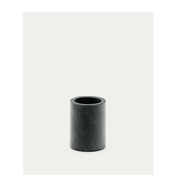 Tmavozelený mramorový téglik na zubné kefky Elenei – Kave Home-image-4