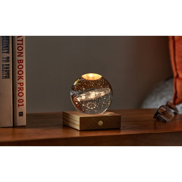 Tmavohnedá svetelná dekorácia na USB Amber – Gingko-image-1