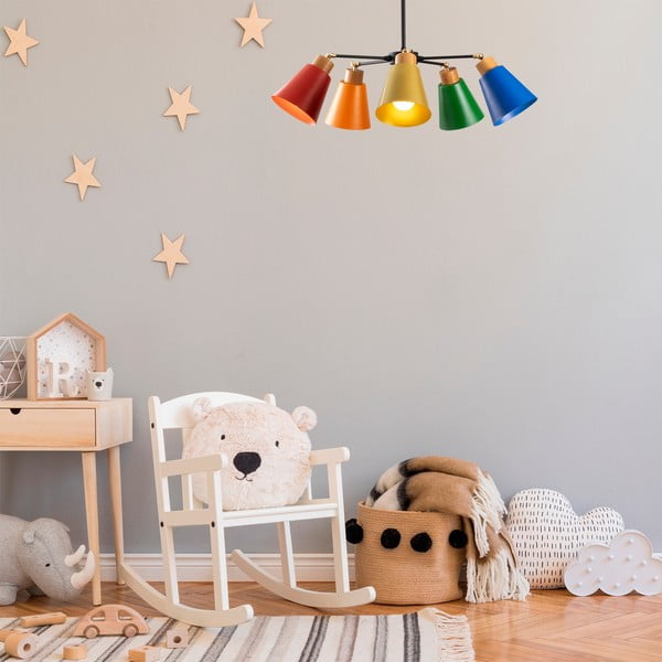 Závesné svietidlo s kovovým tienidlom ø 58 cm Manavgat – Opviq lights-image-1