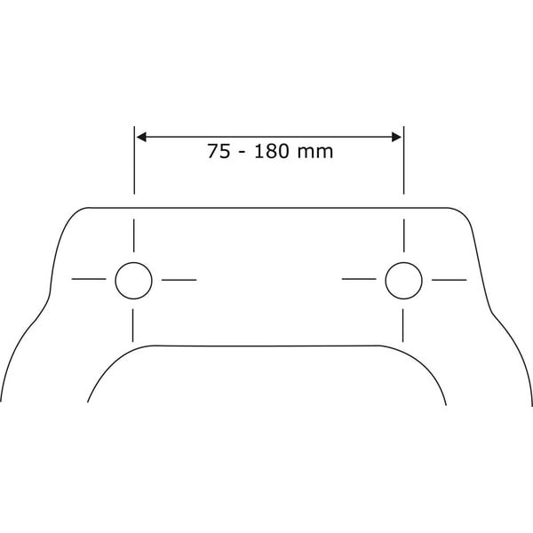 Biele WC sedadlo s jednoduchým zatváraním Wenko Habos, 46 × 36 cm-image-4