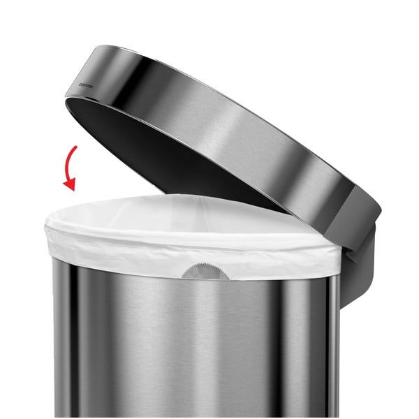 Pedálový odpadkový kôš z nerezovej ocele 45 l - simplehuman-image-4