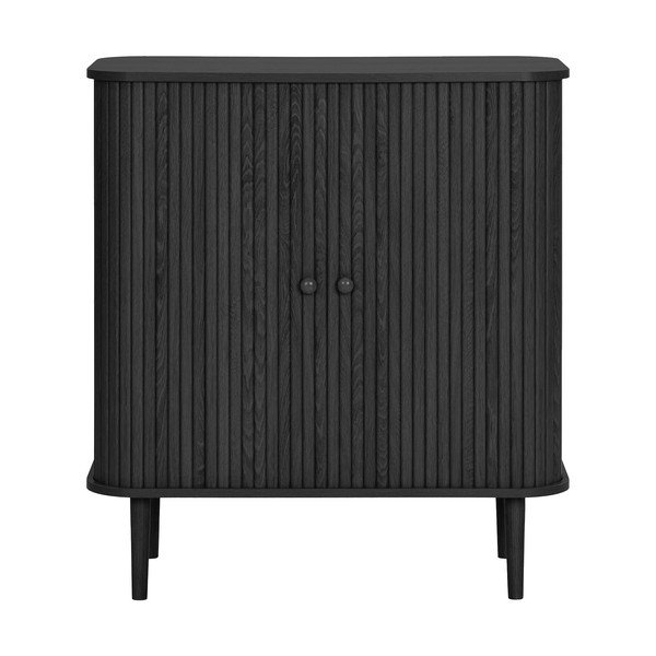 Čierna komoda z borovicového dreva 80x87x40 cm Nikko – House Nordic