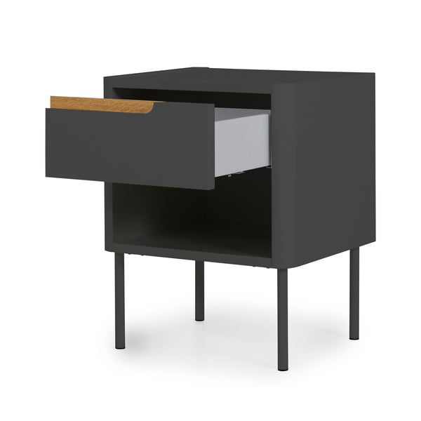 Antracitovosivý nočný stolík Tenzo Switch-image-4