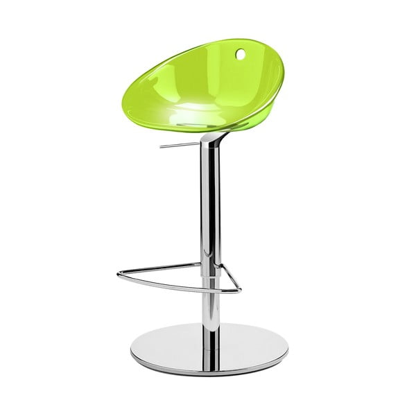 Zelená barová stolička Pedrali Gliss