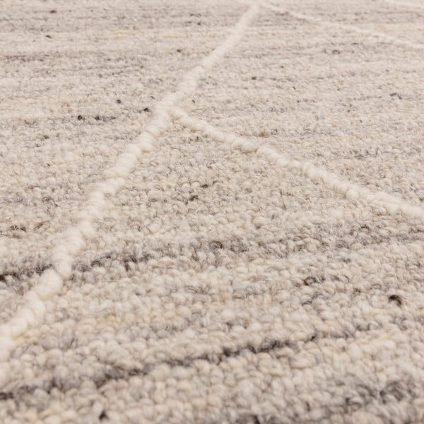 Svetlosivý vlnený koberec 200x290 cm Noah – Asiatic Carpets-image-2