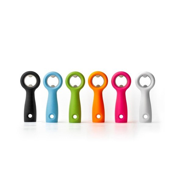 Čierny otvárač Qualy Bottle Opener-image-1