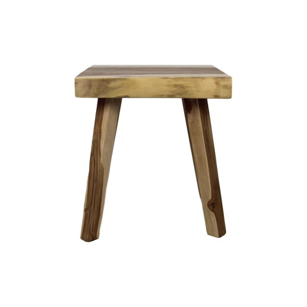 Príručný drevený stolík HSM collection Munggur, 40 × 40 cm