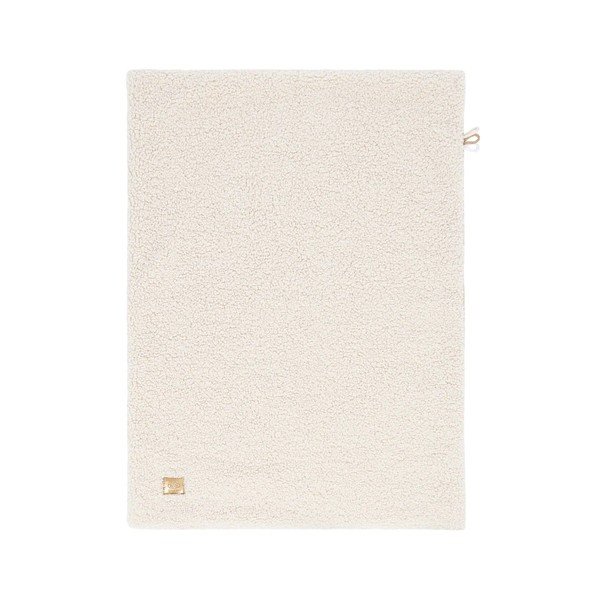 Krémová detská deka s baránkom 100x77 cm – Meowbaby