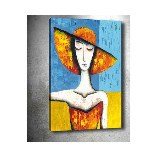 Obraz Tablo Center Eyes Closed, 40 × 60 cm