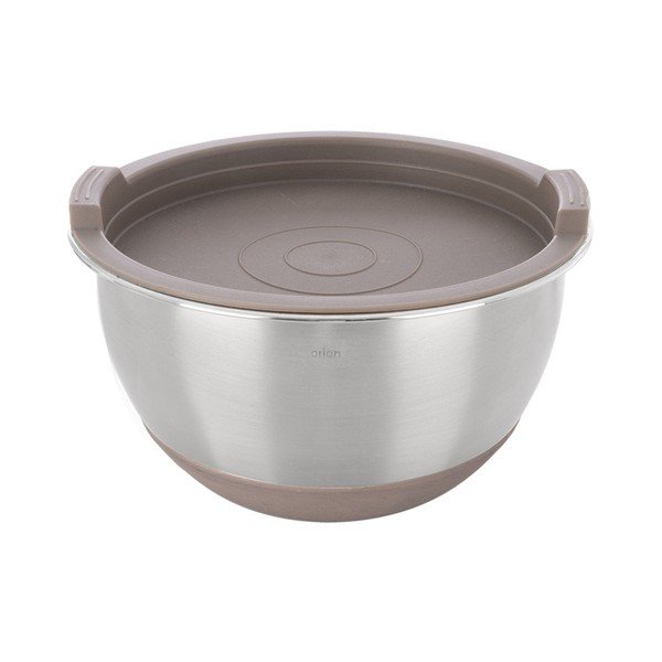 Misa z nehrdzavejúcej ocele v striebornej farbe ø 16 cm Beige – Orion