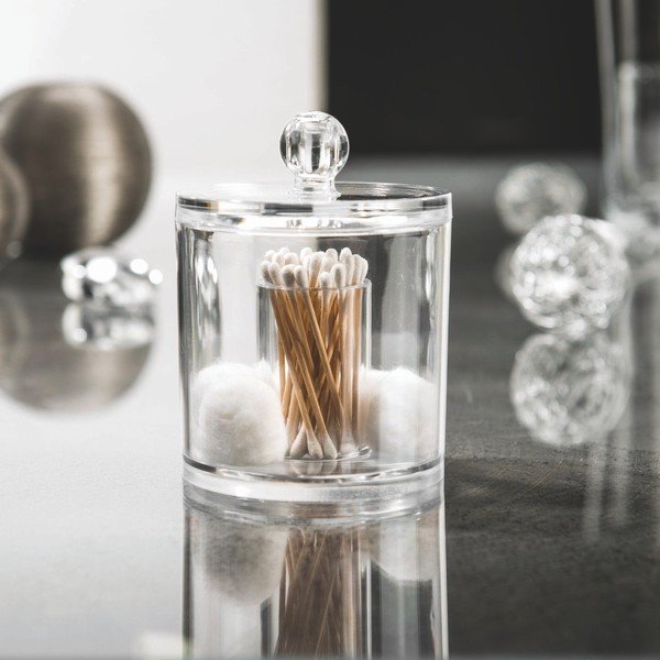 Kozmetický organizér na vatové tampóny Compactor, výška 11 cm-image-1