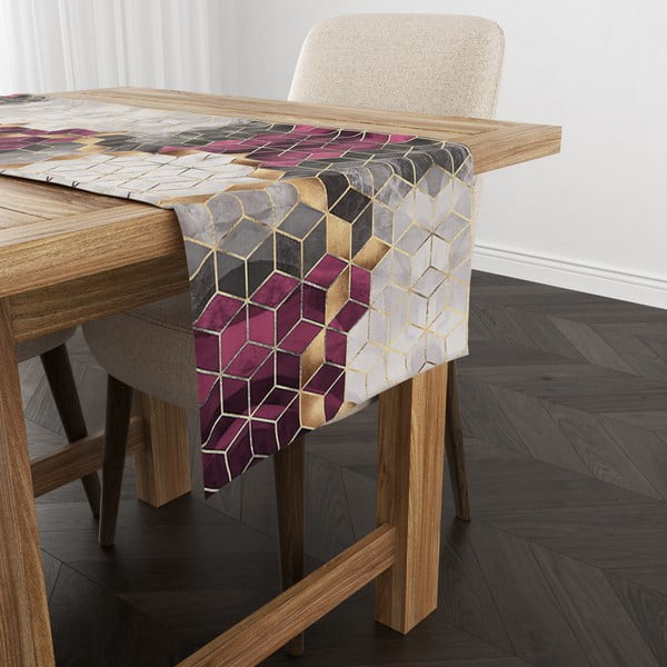 Behúň na stôl 140x45 cm Optic - Minimalist Cushion Covers-image-1