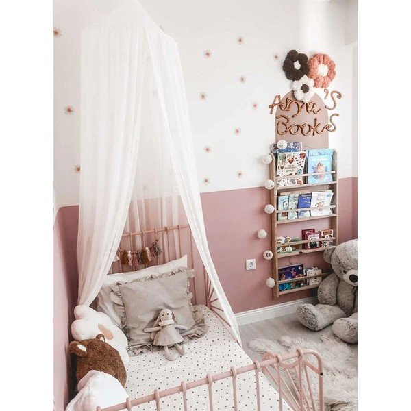 Biely šifónový baldachýn – Mila Home-image-1
