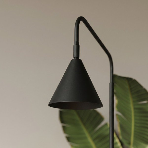 Čierna oceľová stojacia lampa s ohýbateľnou konštrukciou (výška  165 cm) Zylo – Sollux-image-4