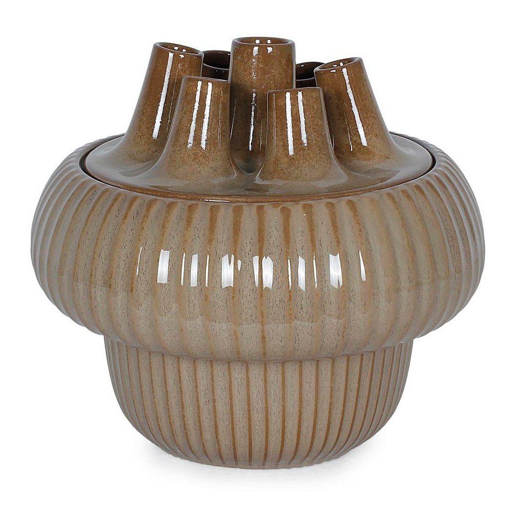 Taupe kameninová váza (výška  25,5 cm) Olyssia – Bizzotto