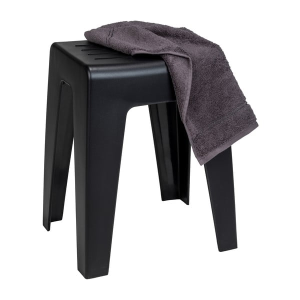 Čierna sprchová stolička Wenko Kumba-image-3