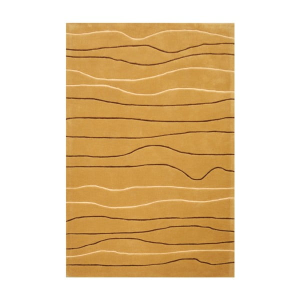 Ručne tkaný koberec Tufting, 140x200 cm, capuccino