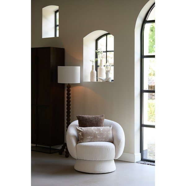Krémové kreslo z textílie buklé Avoria – Light & Living-image-2