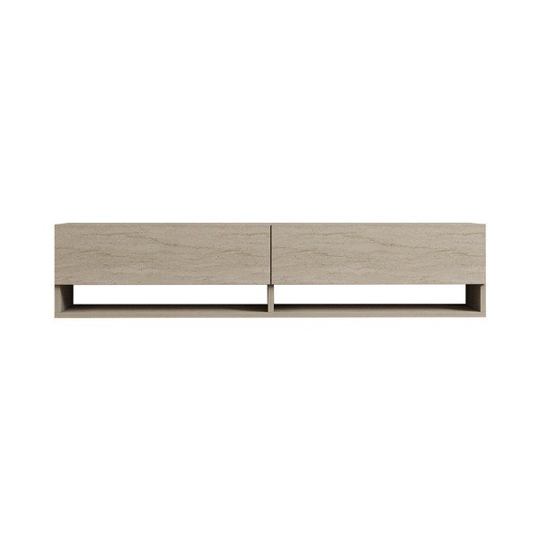 Béžový TV stolík 141x31x30 cm Arges – Kalune Design