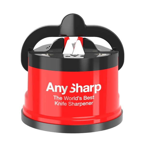 Červený brúska s prísavkou Gift Company AnySharp
