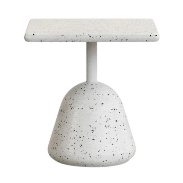 Záhradný konferenčný stolík s terrazzo doskou 44x44 cm Saura – Kave Home