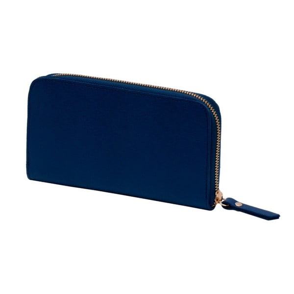 Modrá peňaženka z pravej kože Andrea Cardone Ines