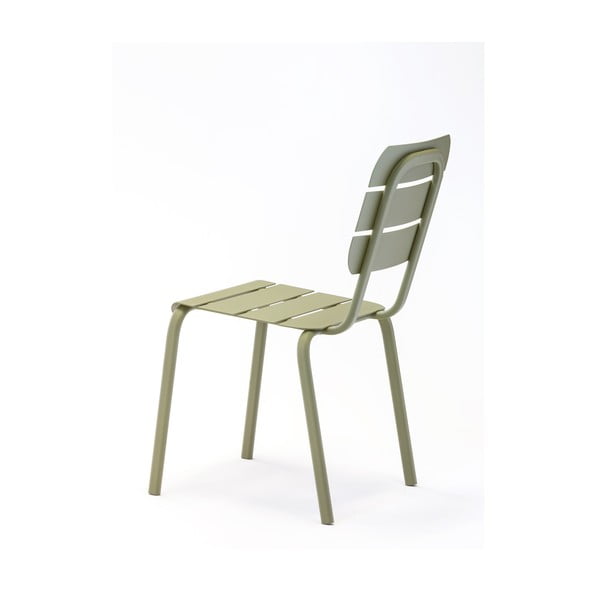 Zelené kovové záhradné stoličky v súprave 4 ks Alicante – Ezeis-image-3